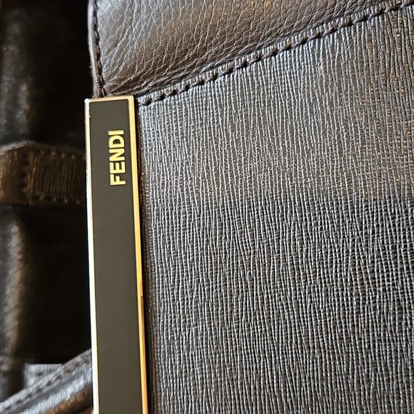 Fendi 2 Jours Black Leather Bag - Picture 8 of 15